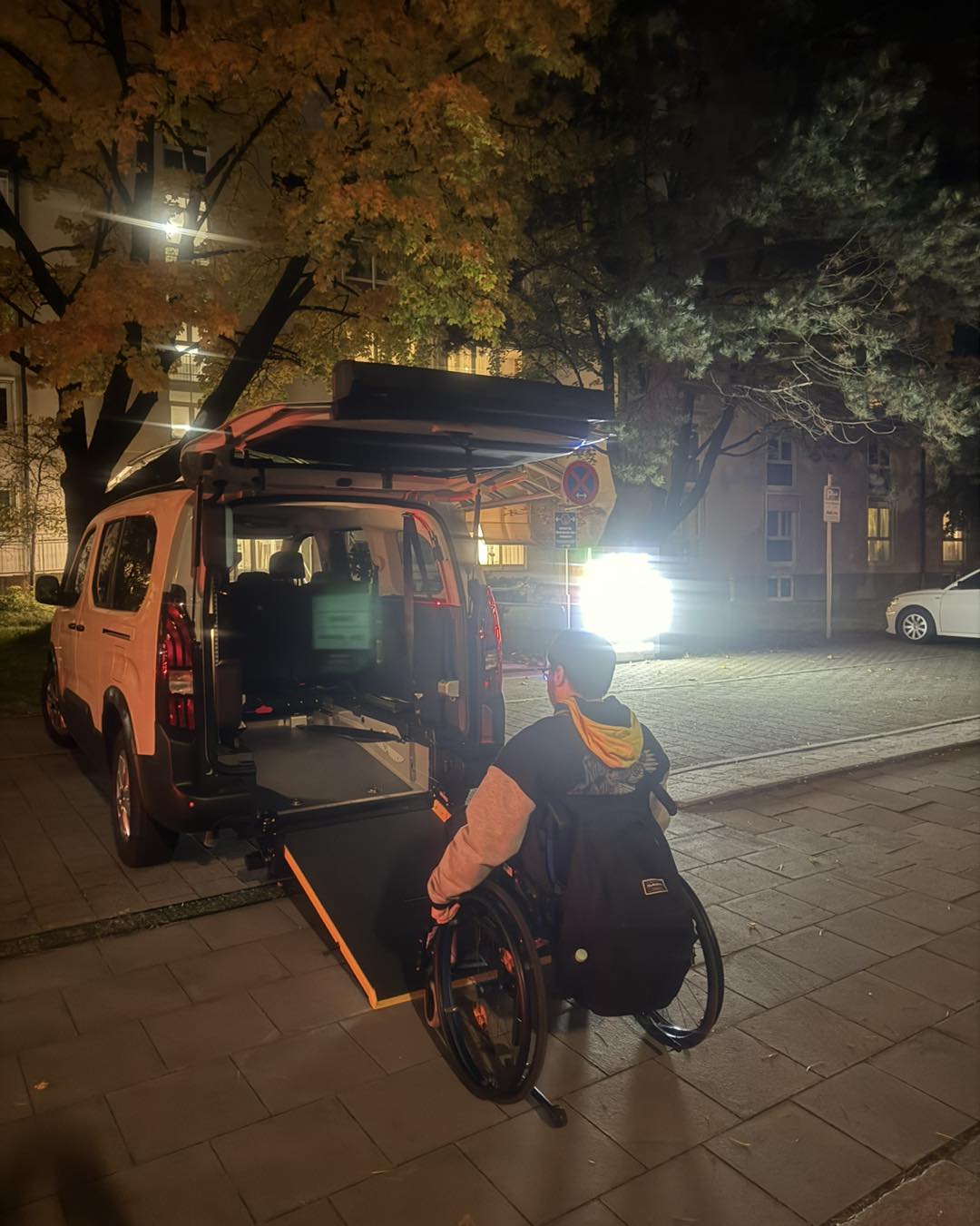 Innenraum eines Fahrservice Fahrzeugs